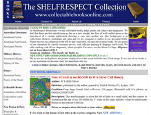 Tablet Screenshot of collectablebooksonline.com